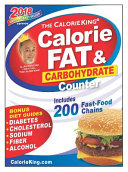 The Calorieking Calorie  Fat   Carbohydrate Counter
