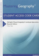 Mcknight s Physical Geography Masteringgeography Standalone Access Card