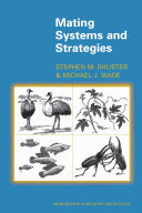 Mating Systems and Strategies