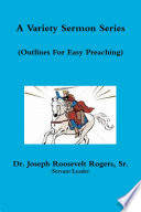 A Variety Sermon Series  Sermon Outlines For Easy Preaching 