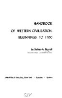 Handbook Of Western Civilization