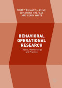 Behavioral Operational Research