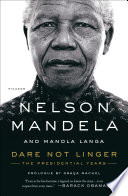 Dare Not Linger Nelson Mandela, Mandla Langa Cover