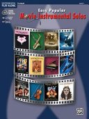 Easy Popular Movie Instrumental Solos: Trumpet, Book & Online Audio/Software [With CD]