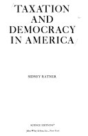 Taxation and Democracy in America