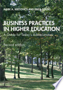 Business Practices in Higher Education