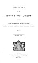 Journals of the House of Lords