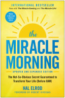 The Miracle Morning by Hal Elrod Book Cover