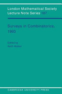 Surveys in Combinatorics, 1993