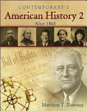 American History 2 After 1865 Hardcover Student Edition With Cd Rom