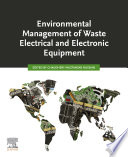 Book Environmental Management of Waste Electrical and Electronic Equipment Cover