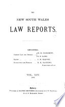 The New South Wales Law Reports  1880 1900