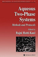 Aqueous Two Phase Systems Book