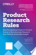 Product Research Rules