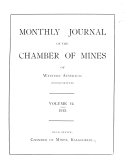 Monthly Journal of the Chamber of Mines of Western Australia  Incorporated  