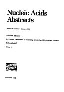 Nucleic Acids Abstracts Book