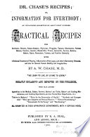 Dr  Chase s Recipes Book