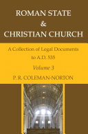 Roman State & Christian Church Volume 3