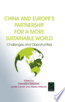 China and Europe   s Partnership for a More Sustainable World Book
