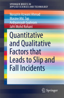 Quantitative and Qualitative Factors that Leads to Slip and Fall Incidents Pdf/ePub eBook