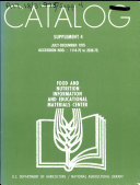 Catalog  Supplement   Food and Nutrition Information and Educational Materials Center