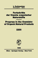 Fortschritte der Chemie Organischer Naturstoffe/Progress in the Chemistry of Organic Natural Products