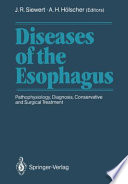 Diseases of the Esophagus Book