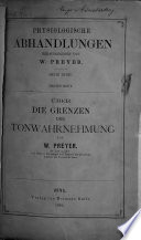Collection of papers by W. Preyer