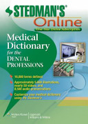 Stedman's Medical Dictionary for the Dental Professions Online Access Card