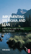 Implementing Six Sigma and Lean Pdf/ePub eBook