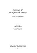 Rousseau & the Eighteenth Century