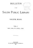 Bulletin of the Salem Public Library