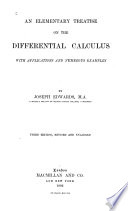 An Elementary Treatise on the Differential Calculus Book