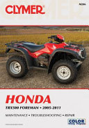 Honda TRX500 Foreman 2005 2011