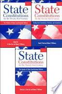 State Constitutions for the Twenty first Century  Volumes 1  2   3