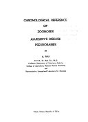 Chronological Reference of Zoonoses, Aujeszky's Disease, Pseudorabies