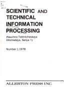 Scientific and Technical Information Processing