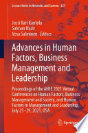 Advances in Human Factors  Business Management and Leadership