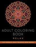 Adult Coloring Book  Relax
