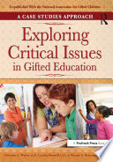 Exploring Critical Issues in Gifted Education Book