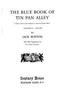 The Blue Book of Tin Pan Alley