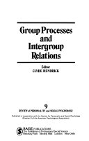 Group Processes And Intergroup Relations