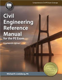 Civil Engineering Reference Manual for the PE Exam Book