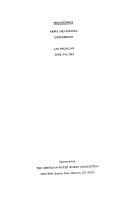 Proceedings of the     Annual Conference of the Utah Section of the American Water Works Association