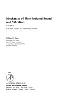 Mechanics of Flow induced Sound and Vibration  General concepts and elementary sources Book