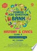 Most Likely Question Bank for History   Civics  ICSE Class 10 for 2022 Examination Book