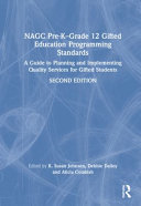 NAGC Pre-K-Grade 12 Gifted Education Programming Standards