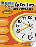 101 Activities for Fast Finishers
