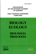Proceedings of the Estonian Academy of Sciences, Biology and Ecology
