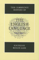 The Cambridge History of the English Language